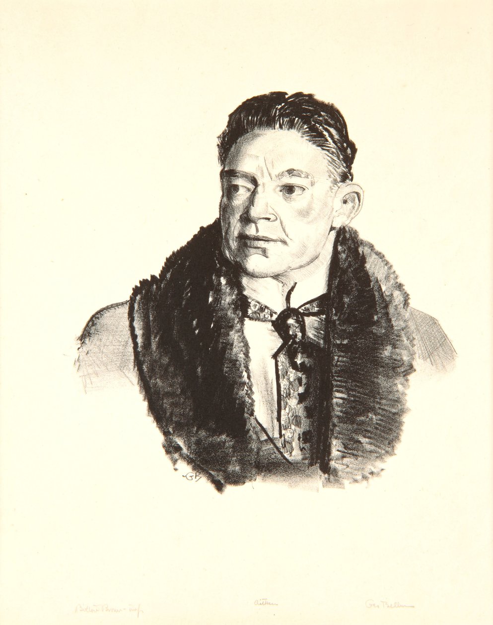 Robert Aitkenin muotokuva, 1921 tekijältä George Wesley Bellows