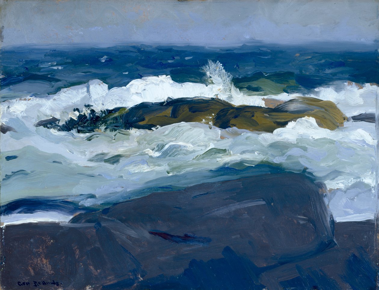 Rock Reef, Maine, 1913 tekijältä George Wesley Bellows