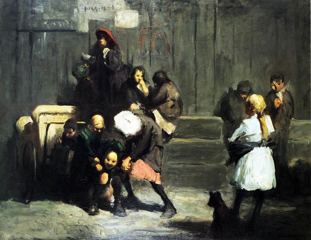 Street Kids, 1906 tekijältä George Wesley Bellows