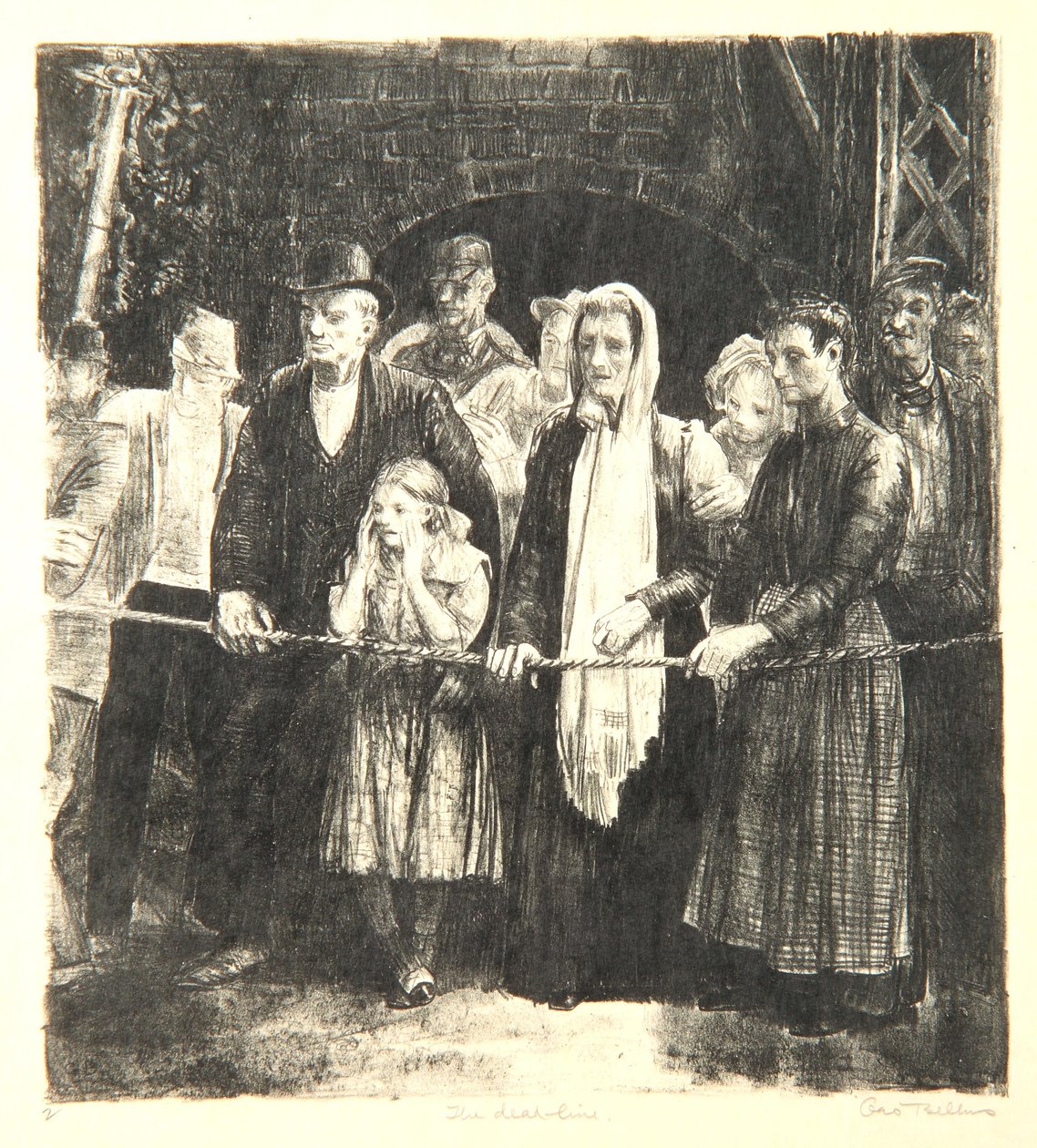 Määräraja, 1923 tekijältä George Wesley Bellows