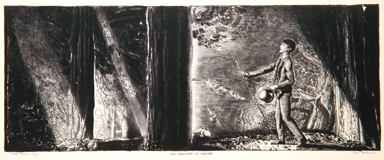 Nuoruuden matka, 1923-24 tekijältä George Wesley Bellows