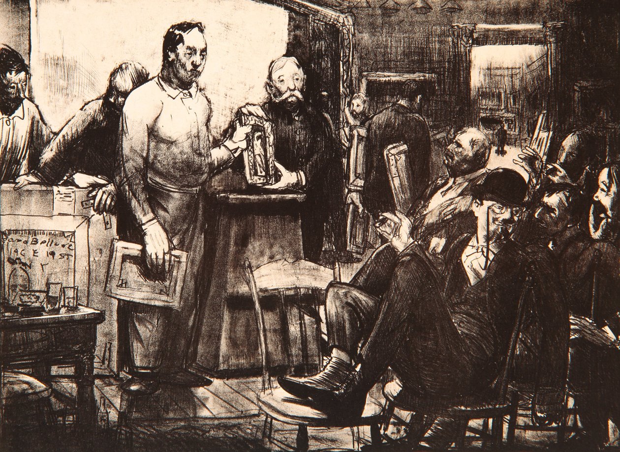 Tuomaristo, 1916 tekijältä George Wesley Bellows