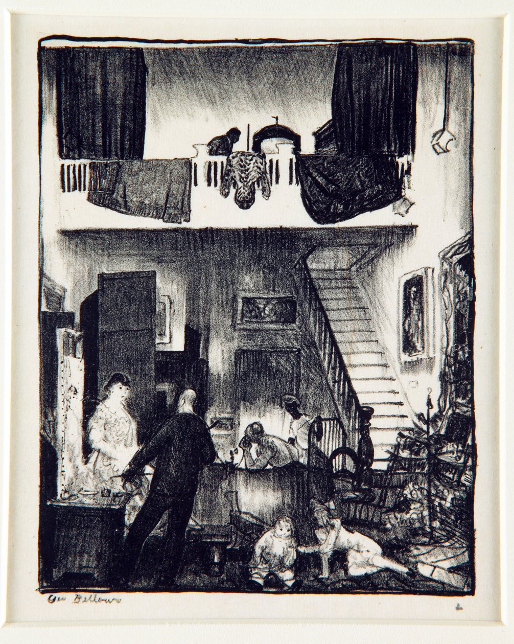 Studio, joulu 1916, 1916 tekijältä George Wesley Bellows