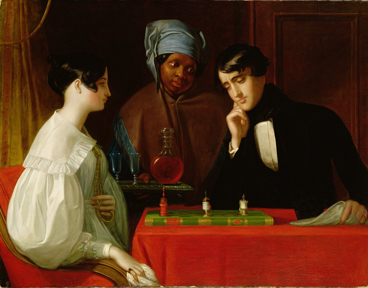 Shakinpelaajat, n. 1836 tekijältä George Whiting Flagg