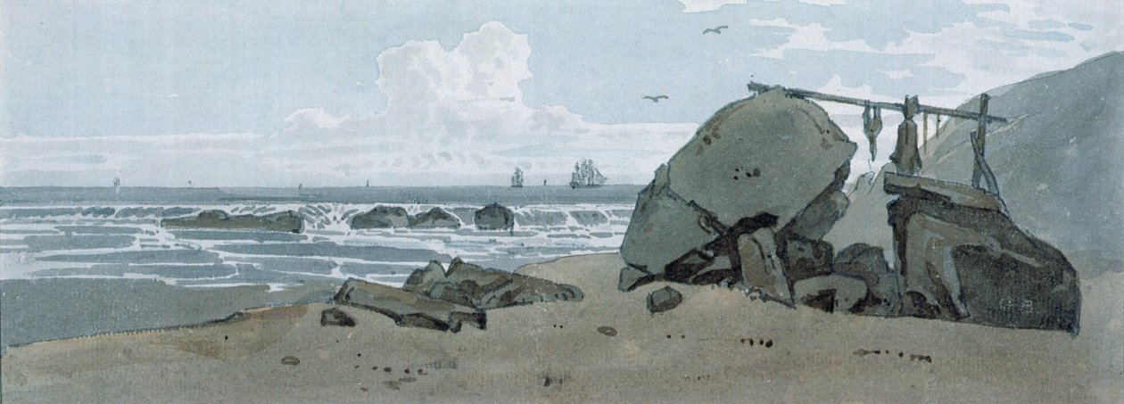 Coast Scene, Isle of Wight tekijältä George the Younger Barret