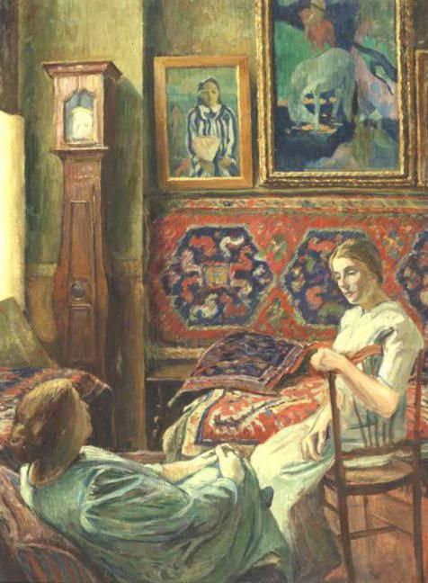 Keskustelu jatkuu Corneilla-de-Conflent Catalassa: Conversa al talller a Cornella de Conflent tekijältä George Daniel de Monfreid