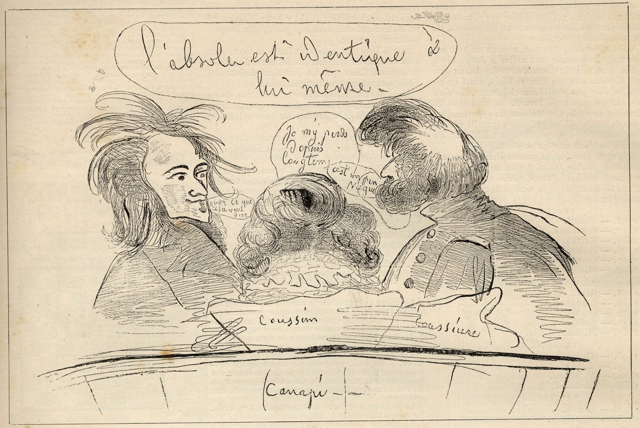 Absoluutti on identtinen filosofiasta keskustelevien Franz Lisztin, Madame d