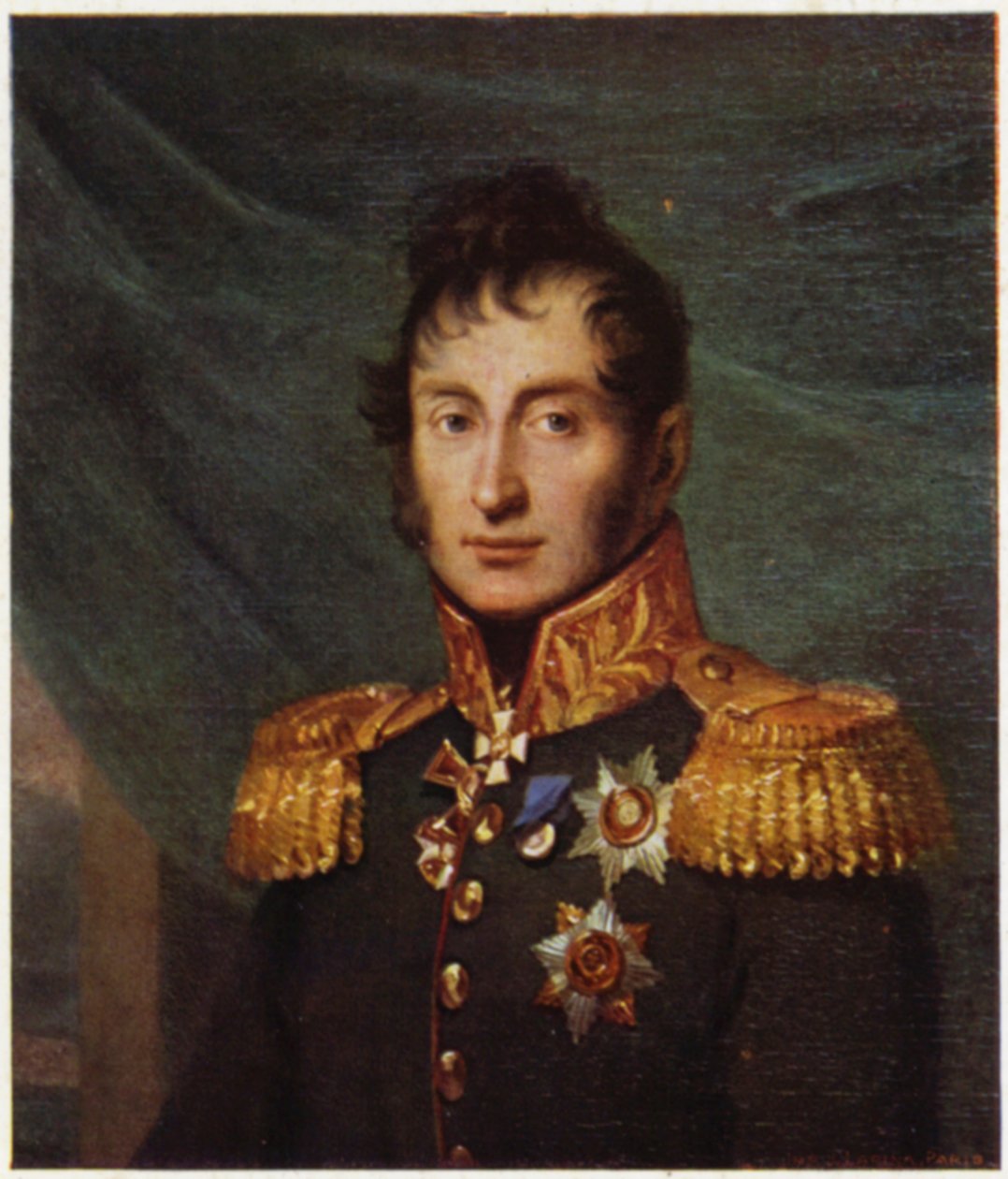 Nikolai Tuchkovin muotokuva (värilitra) tekijältä George (after) Dawe