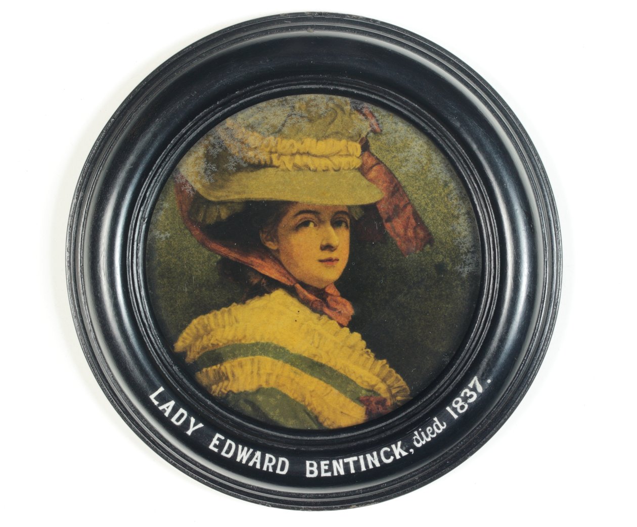 Elizabeth Cumberland, Lady Edward Bentinck (väri litho) tekijältä George (after) Romney