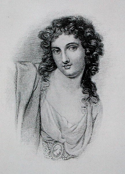 Lady Hamilton (n. 1765-1815) (kaiverrus) tekijältä George (after) Romney