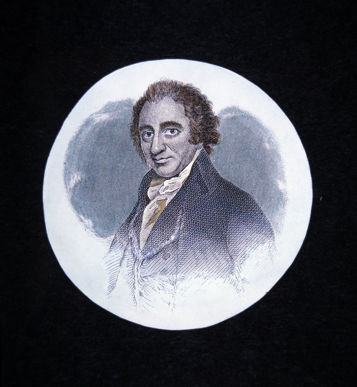 Thomas Paine (väri litho) tekijältä George (after) Romney