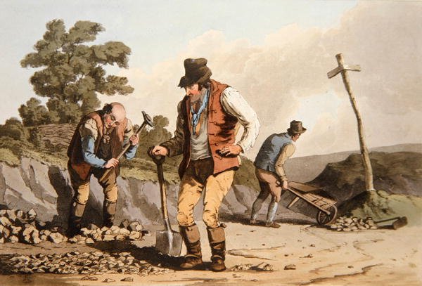 Kivenmurtajat, Robert Havellin (1769-1832) kaiverruksesta `Costume of Yorkshire