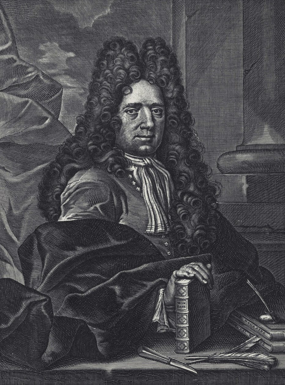 George Shelleyn muotokuva 1700-luvun englantilaisen kalligrafin kaiverrus George Bickhamista. tekijältä George (c.1706–71) Bickham
