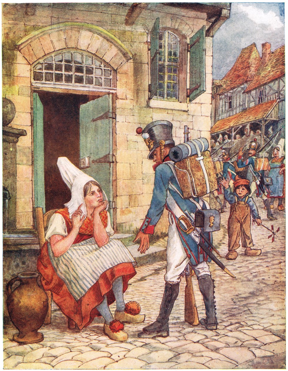 Jeanette ja Jeannot, kuvitus teoksesta "A Picture Song Book", 1910 tekijältä George, 9th Earl of Carlisle Howard