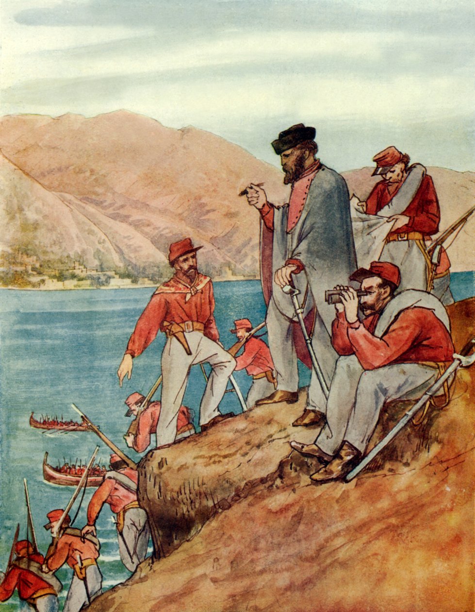 "Son Italiano" (värilitografia) tekijältä George 9th Earl of Carlisle Howard