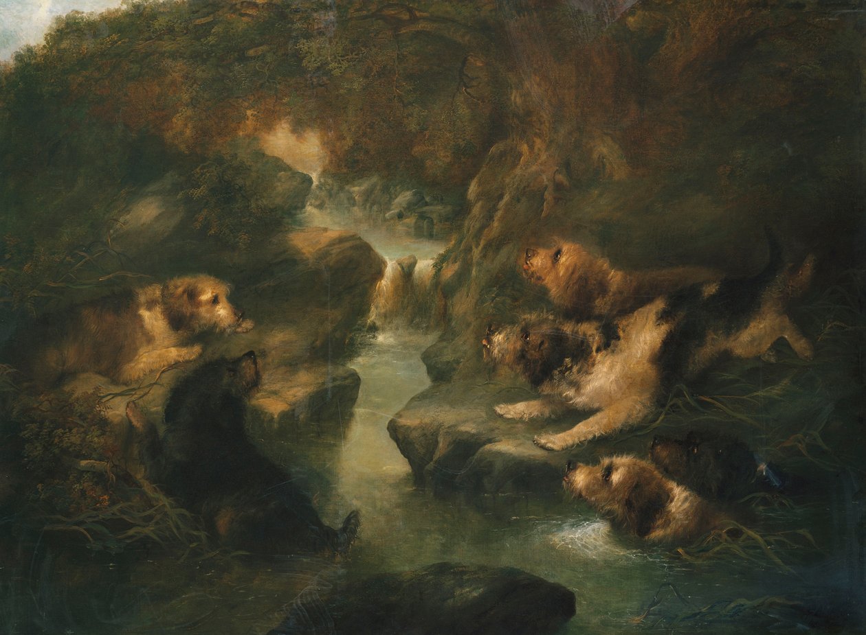 Saukkonmetsästys, 1867 tekijältä George Armfield