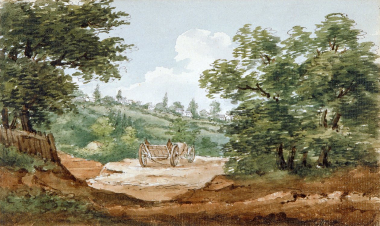 Näkymä Highgate-tunnelin kaivauksista Lontoossa, 1812 tekijältä George Arnald