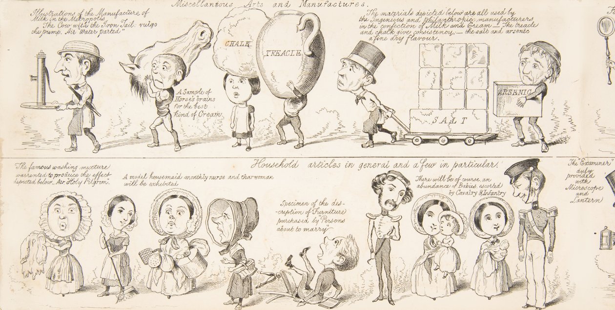 Suuri näyttely Wot is to Be, kaikkien kansojen teollisuuden todennäköisiä tuloksia vuonna 1850. tekijältä George Augustus Sala