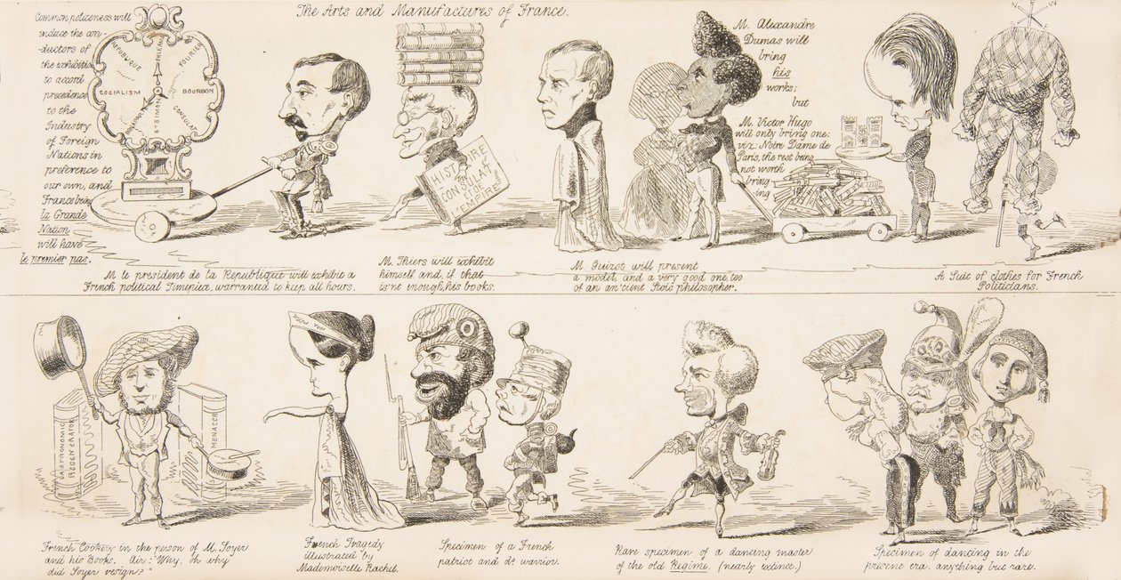 Suuri näyttely Wot is to Be, kaikkien kansojen teollisuuden todennäköisiä tuloksia vuonna 1850. tekijältä George Augustus Sala
