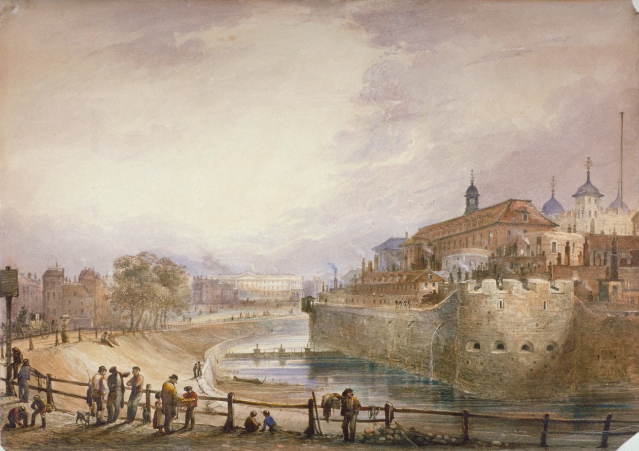 Lontoon Tower, vuonna 1840 tekijältä George B Campion