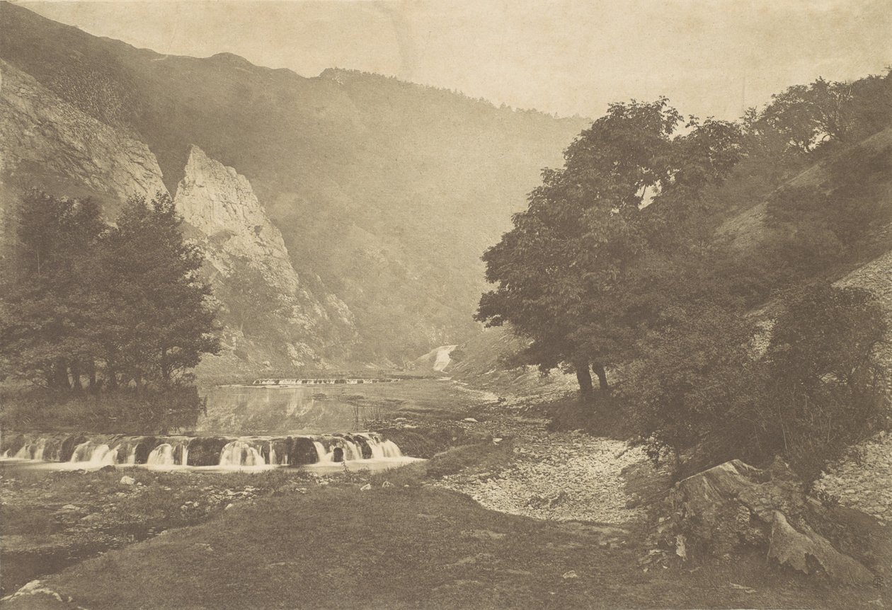 Sisäänkäynti Dove Daleen, Derbyshiren osavaltioon, 1880-luku, painettu 1888, 1880-luku, painettu 1888. tekijältä George Bankart