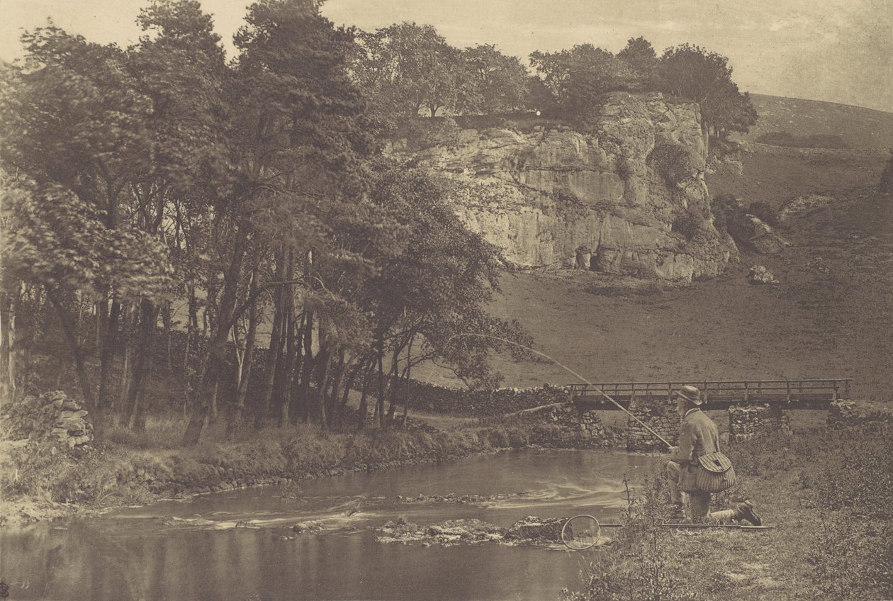 [Laatto Izaak Waltonin teoksesta The Compleat Angler], 1880-luku, painettu 1888., 1880-luku, painettu 1888. tekijältä George Bankart