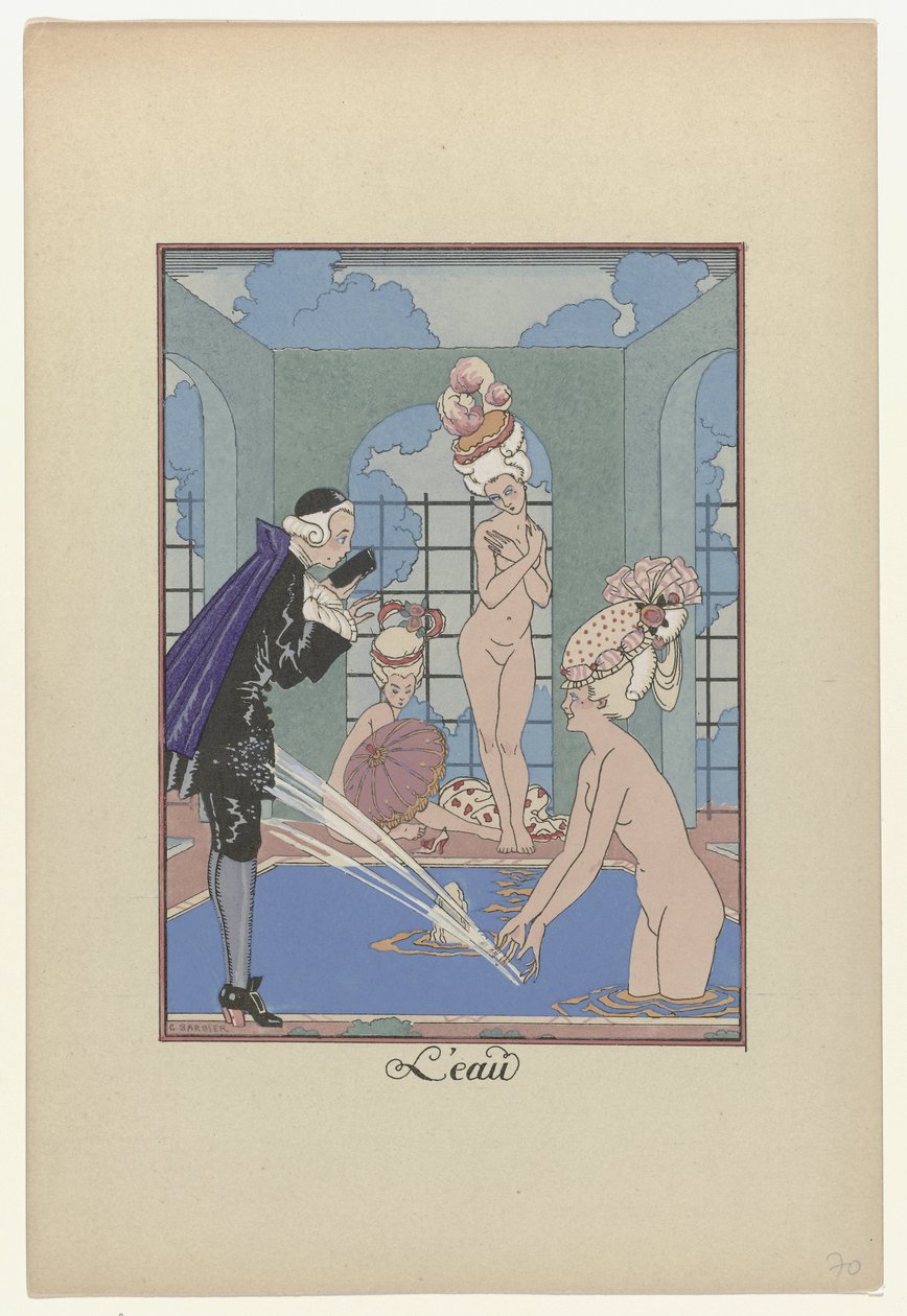 Kuukausien seppele, 1917-1920: Vesi tekijältä George Barbier