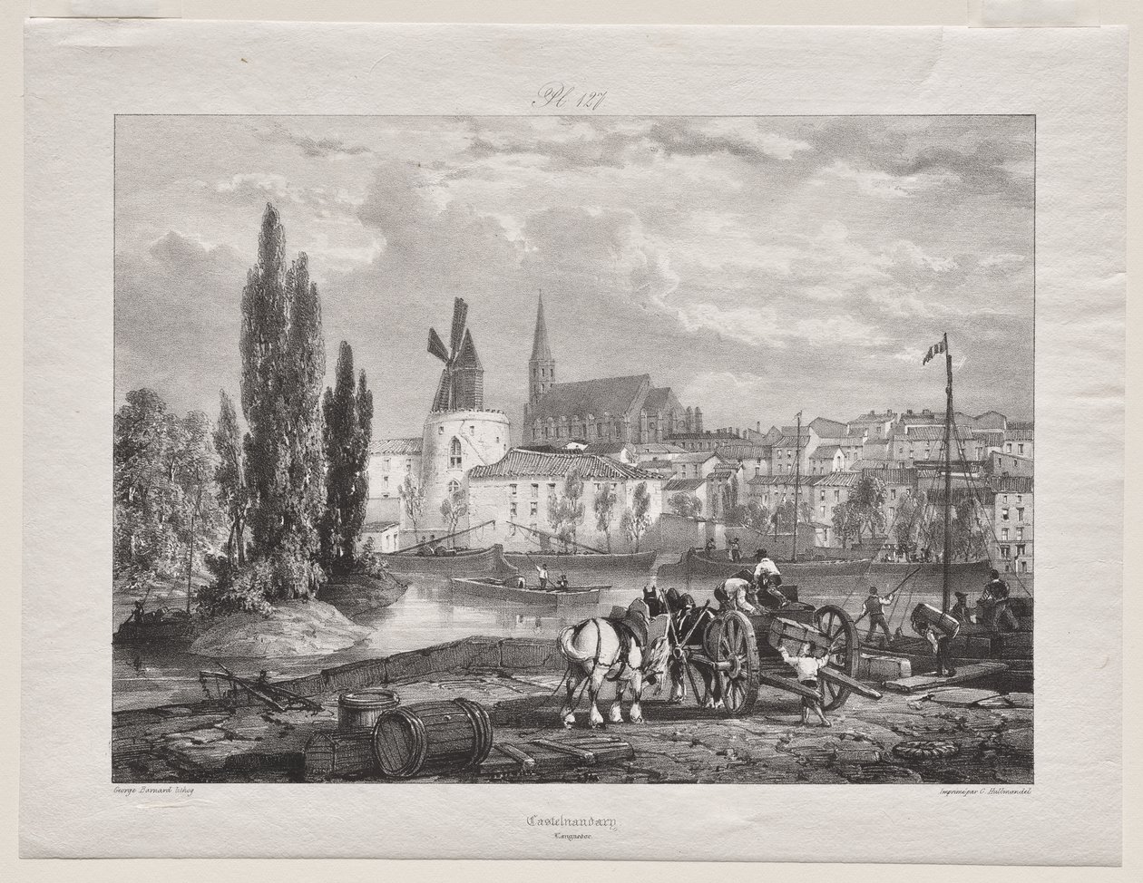 Kuvankauniita ja romanttisia matkoja muinaisessa Ranskassa (Languedoc II, osa I): Castelnaudary tekijältä George Barnard