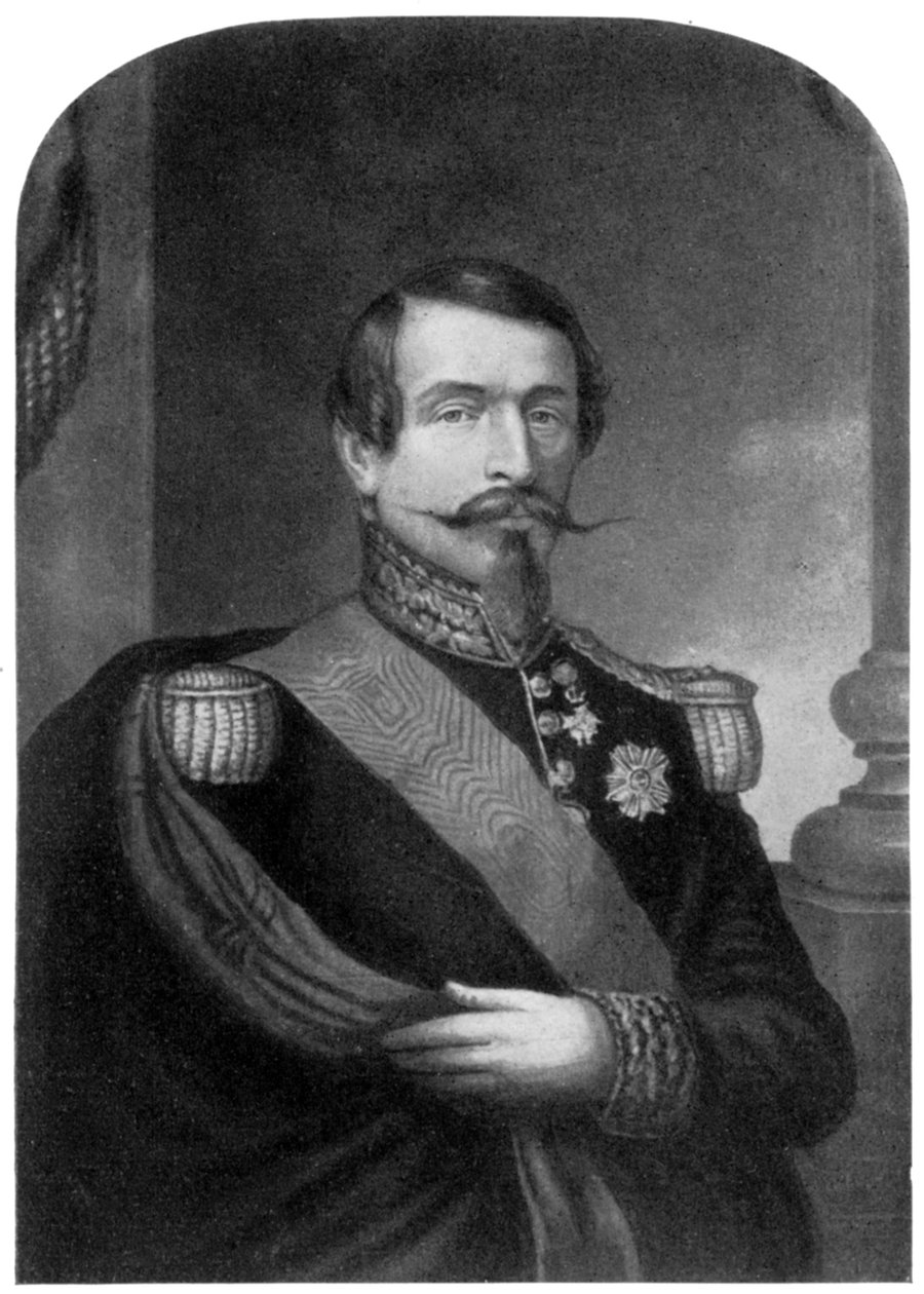Charles Louis Napoleon Bonaparte, Ranskan keisari, 1800-luku 1910. tekijältä George Baxter