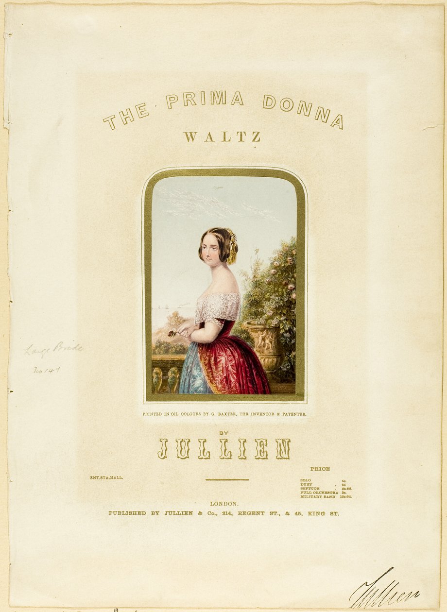 The Bride, kansi Prima Donna Waltz -nuotille tekijältä George Baxter