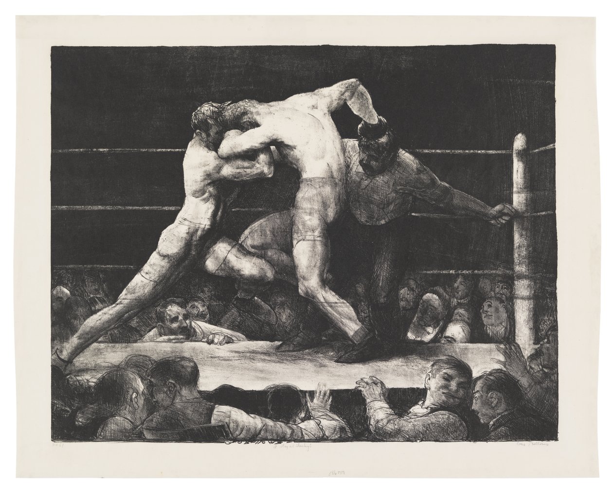 Hirvi Sharkey’sissa tekijältä George Bellows