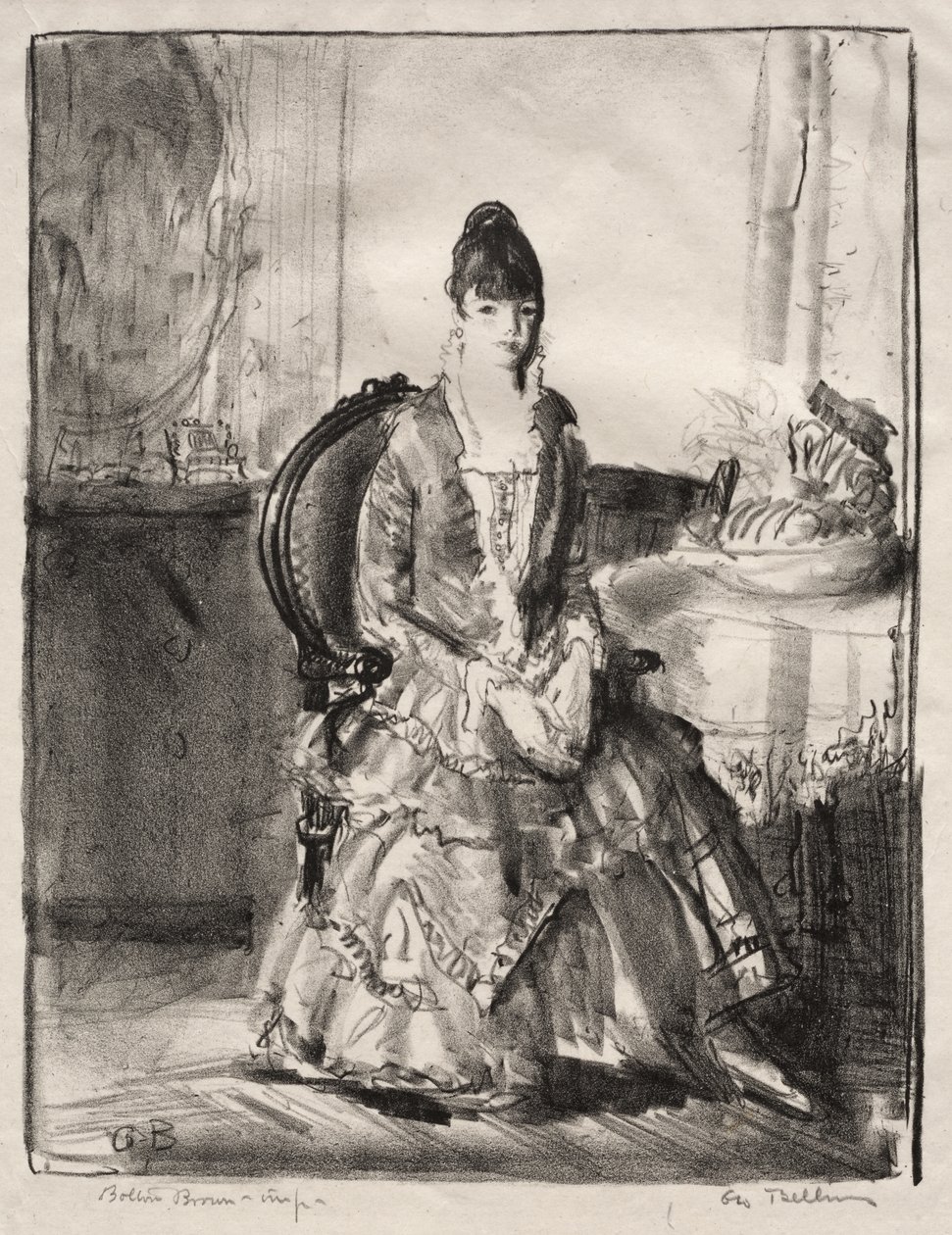 Järjestely, Emma huoneessa tekijältä George Bellows