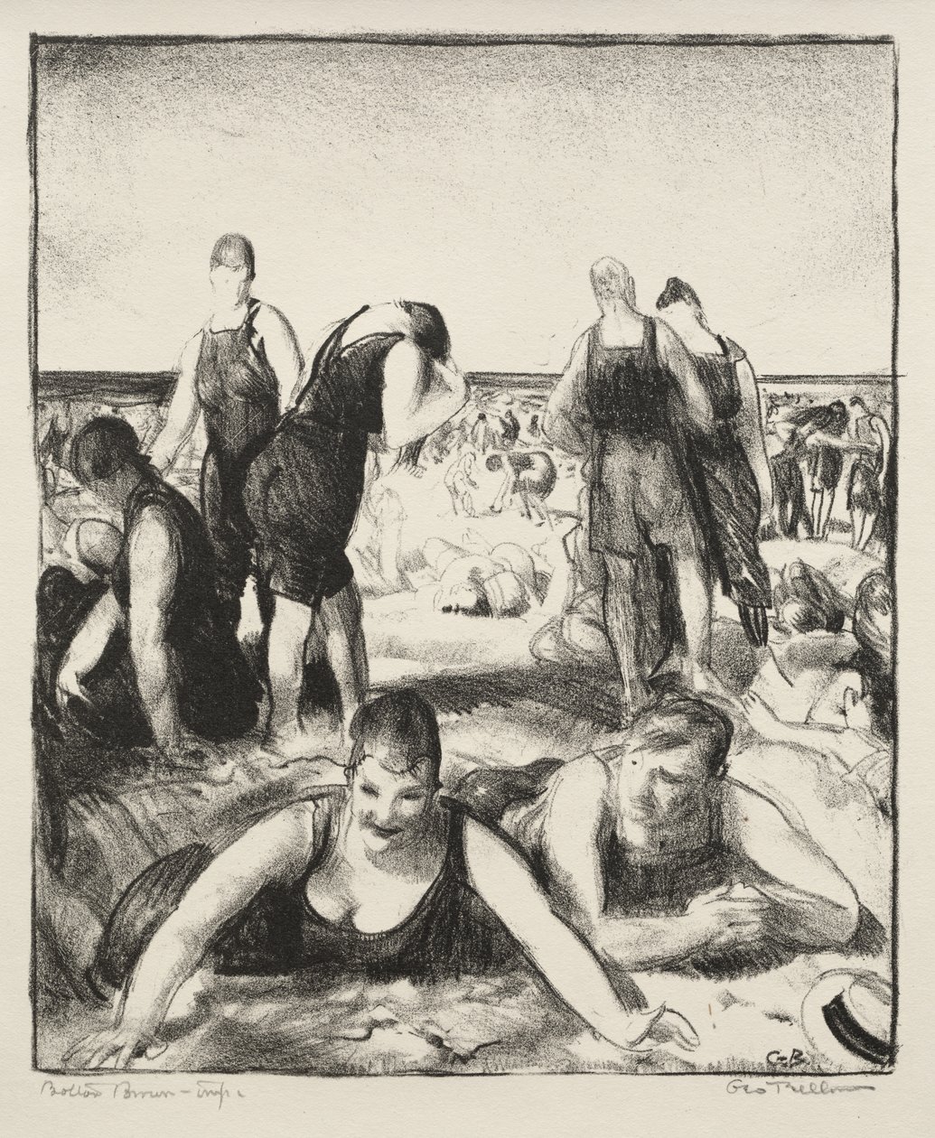 Uimaranta tekijältä George Bellows