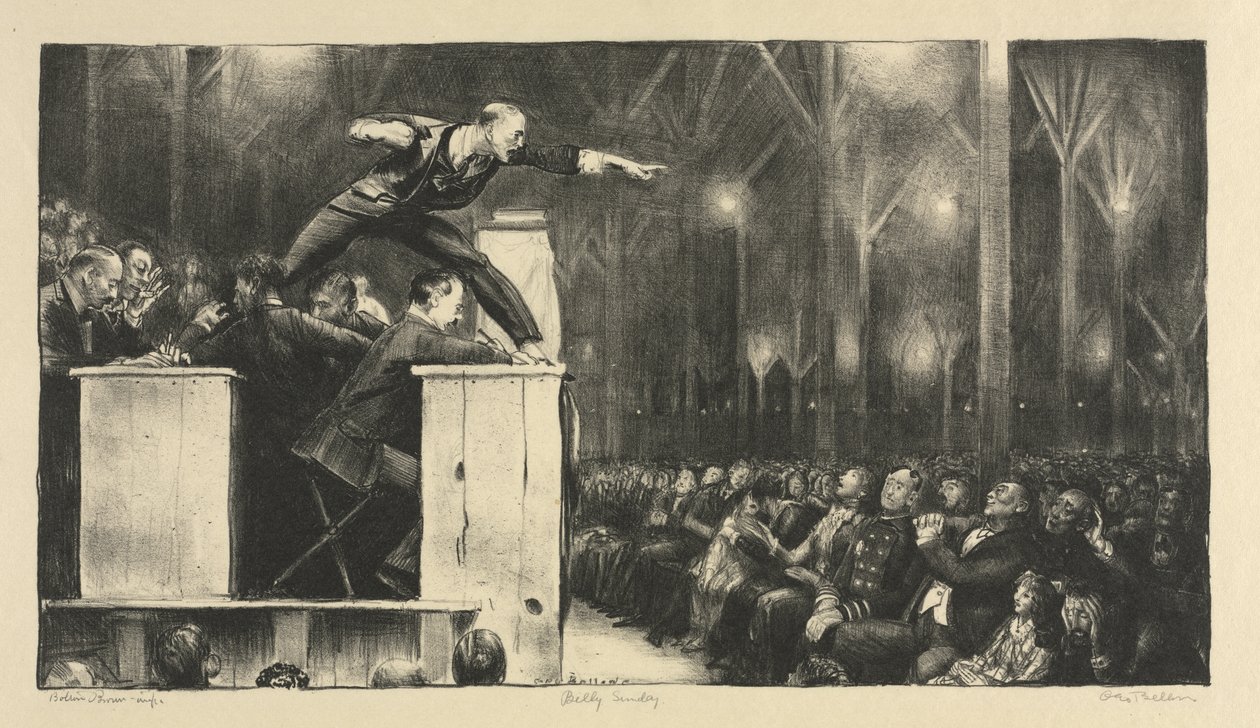 Billy Sunday tekijältä George Bellows