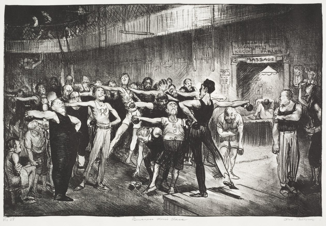 Liikemiesten ryhmä tekijältä George Bellows