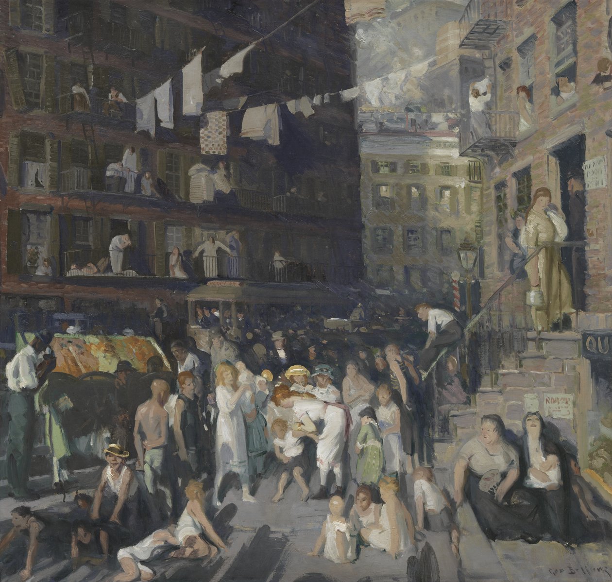 Kallioasukkaat tekijältä George Bellows