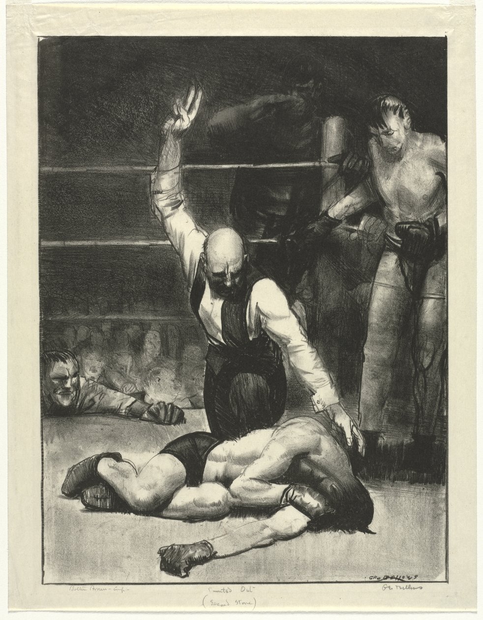 Laskettu ulos, toinen kivi tekijältä George Bellows