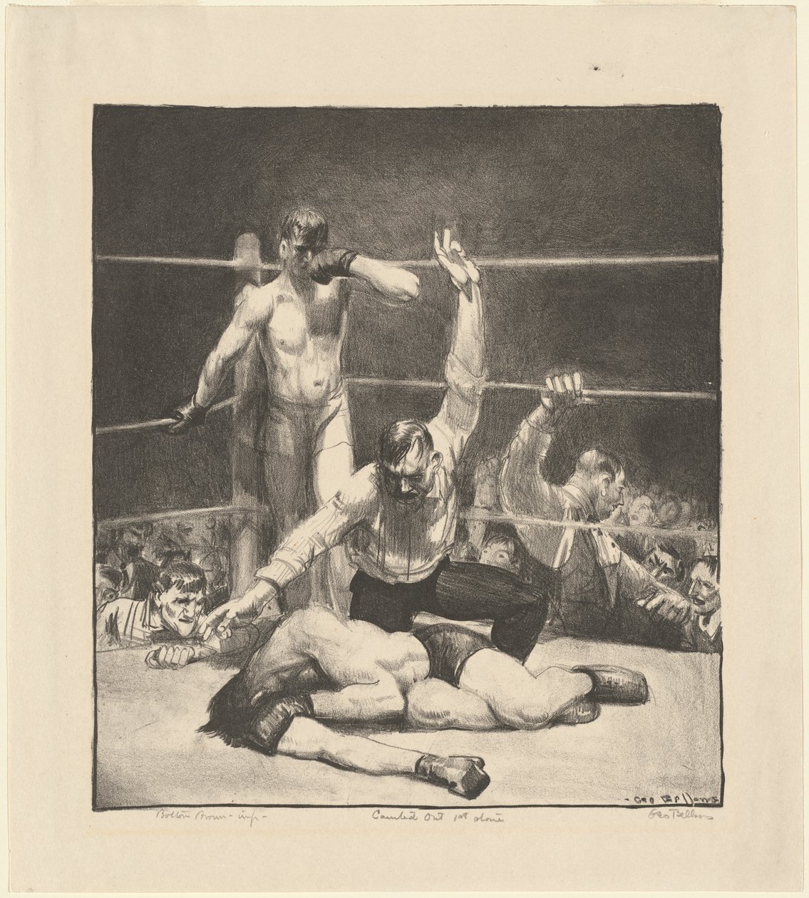 Laskettu, ensimmäinen kivi tekijältä George Bellows