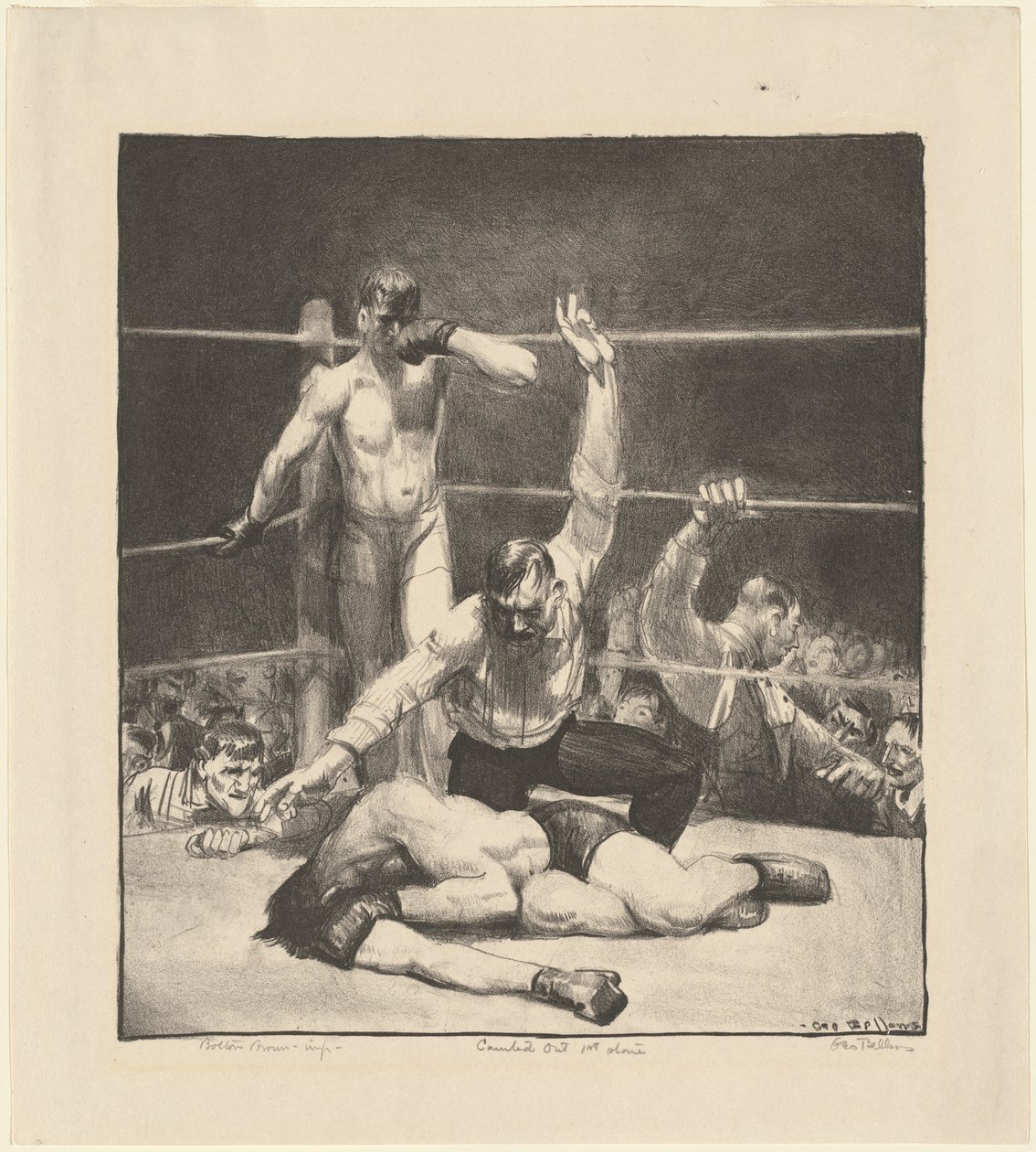 Counted Out, ensimmäinen kivi tekijältä George Bellows