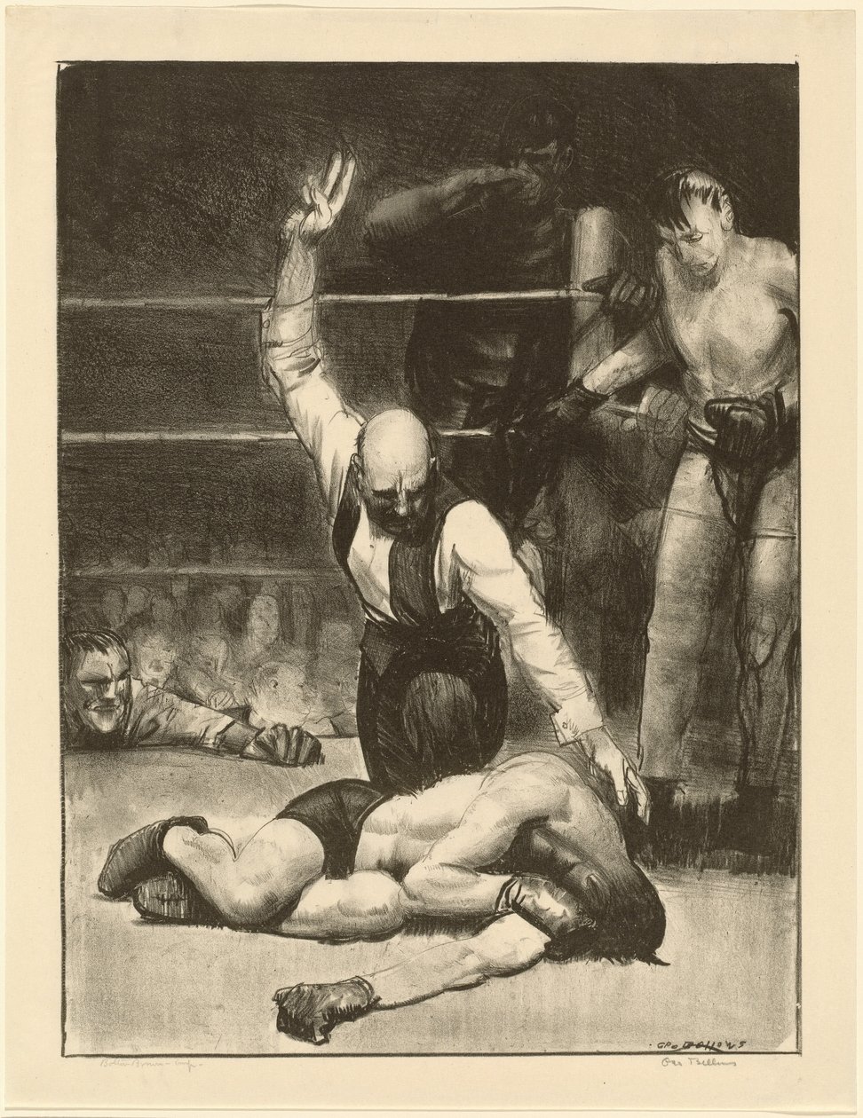Ulos laskettu, toinen kivi tekijältä George Bellows