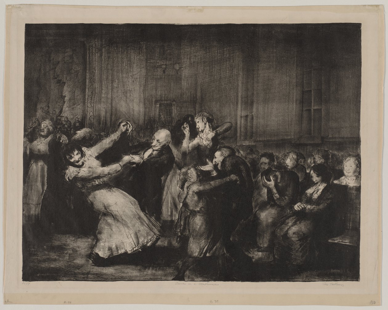 Tanssi mielisairaalassa tekijältä George Bellows