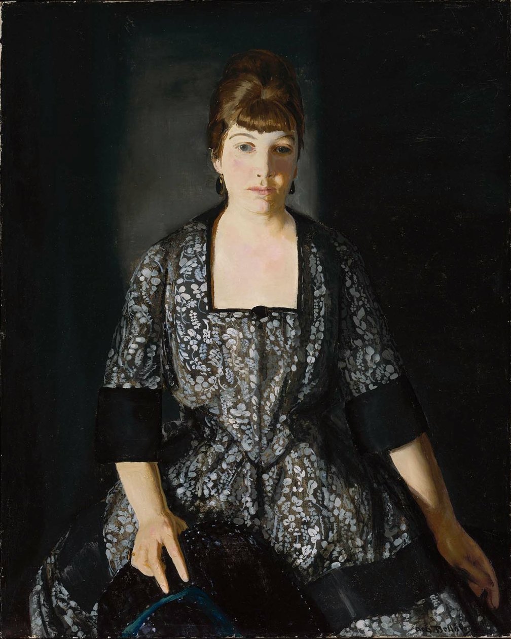 Emma mustassa tulosteessa tekijältä George Bellows