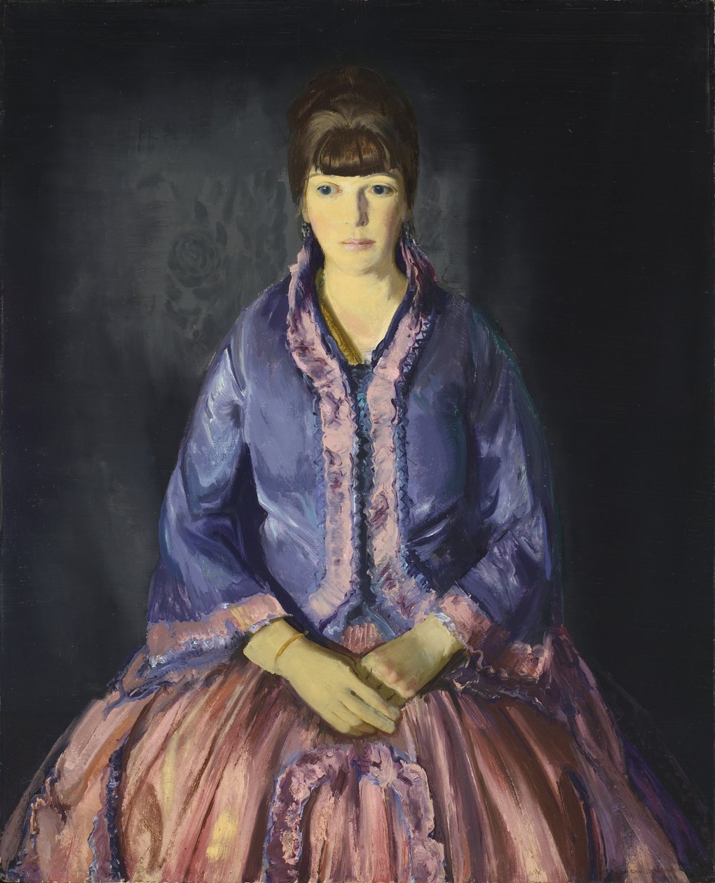 Emma violetissa mekossa tekijältä George Bellows
