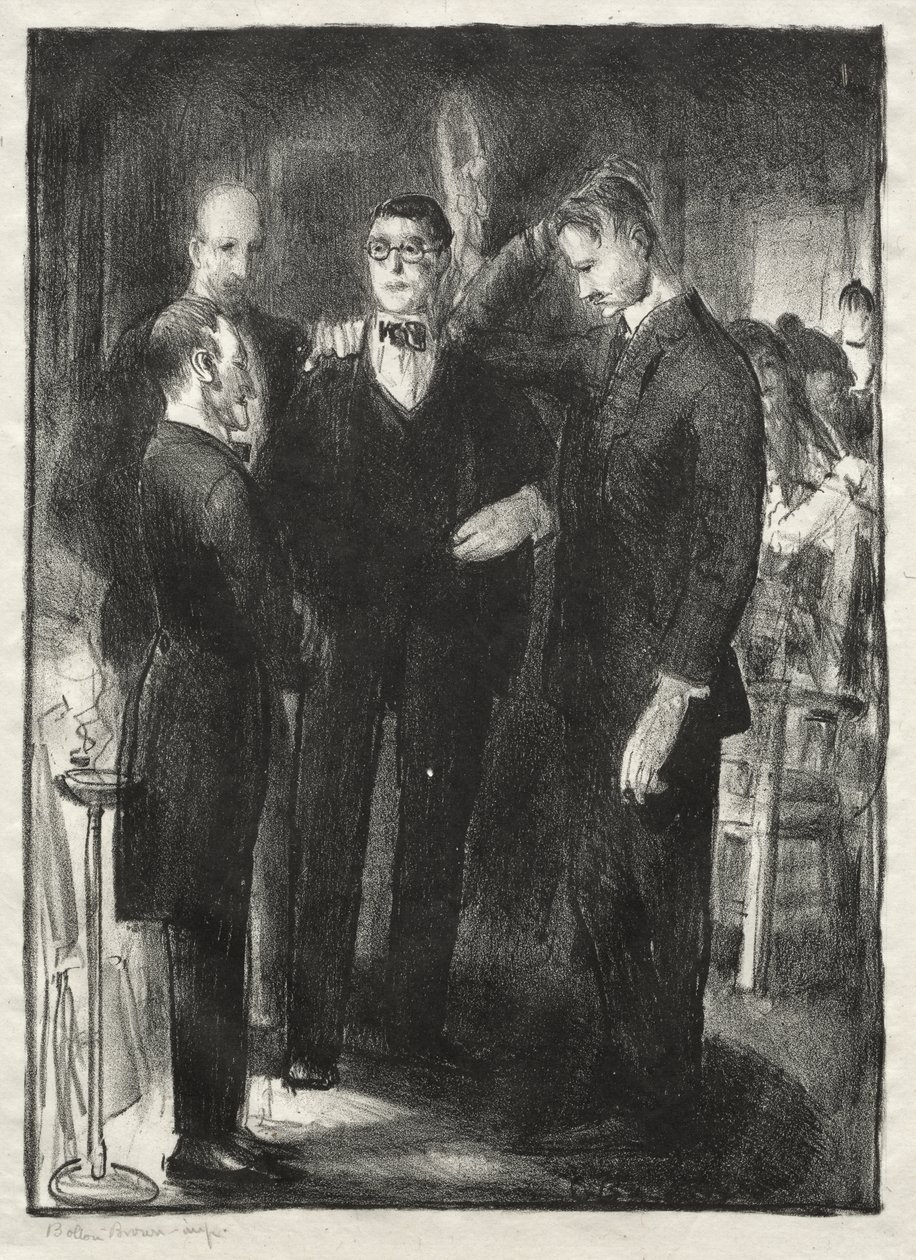 Neljä ystävää, toinen versio tekijältä George Bellows
