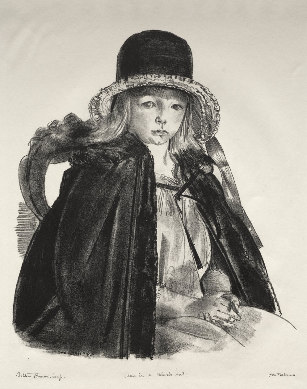 Jean mustassa hatussa tekijältä George Bellows