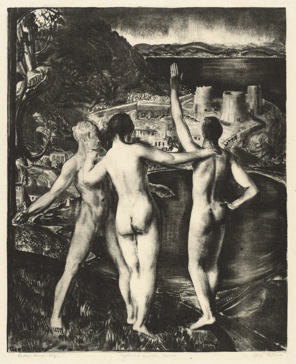 Lychnis ja hänen poikansa tekijältä George Bellows