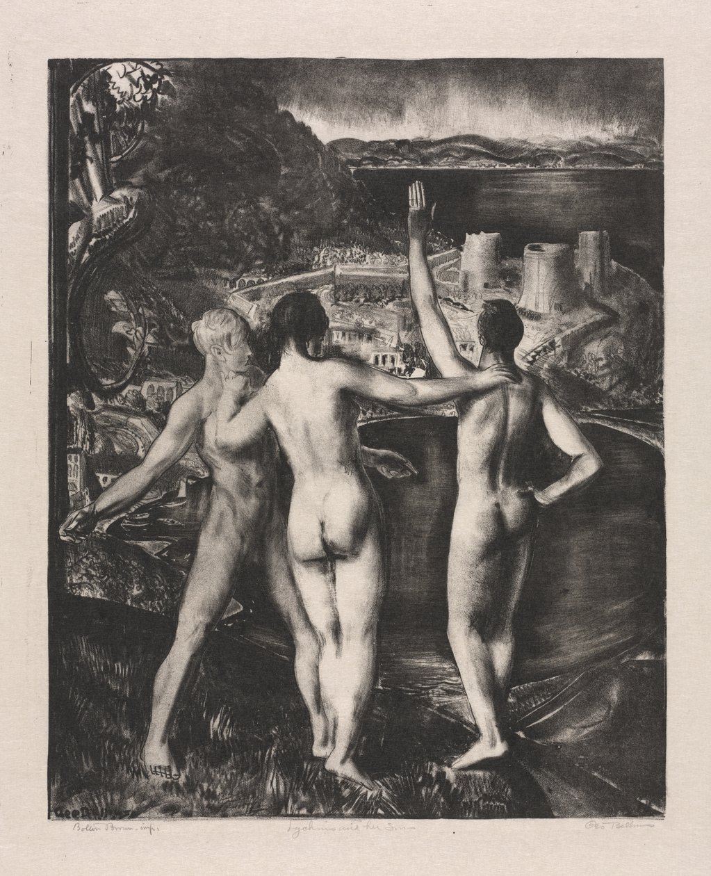 Lychnis ja hänen poikansa tekijältä George Bellows