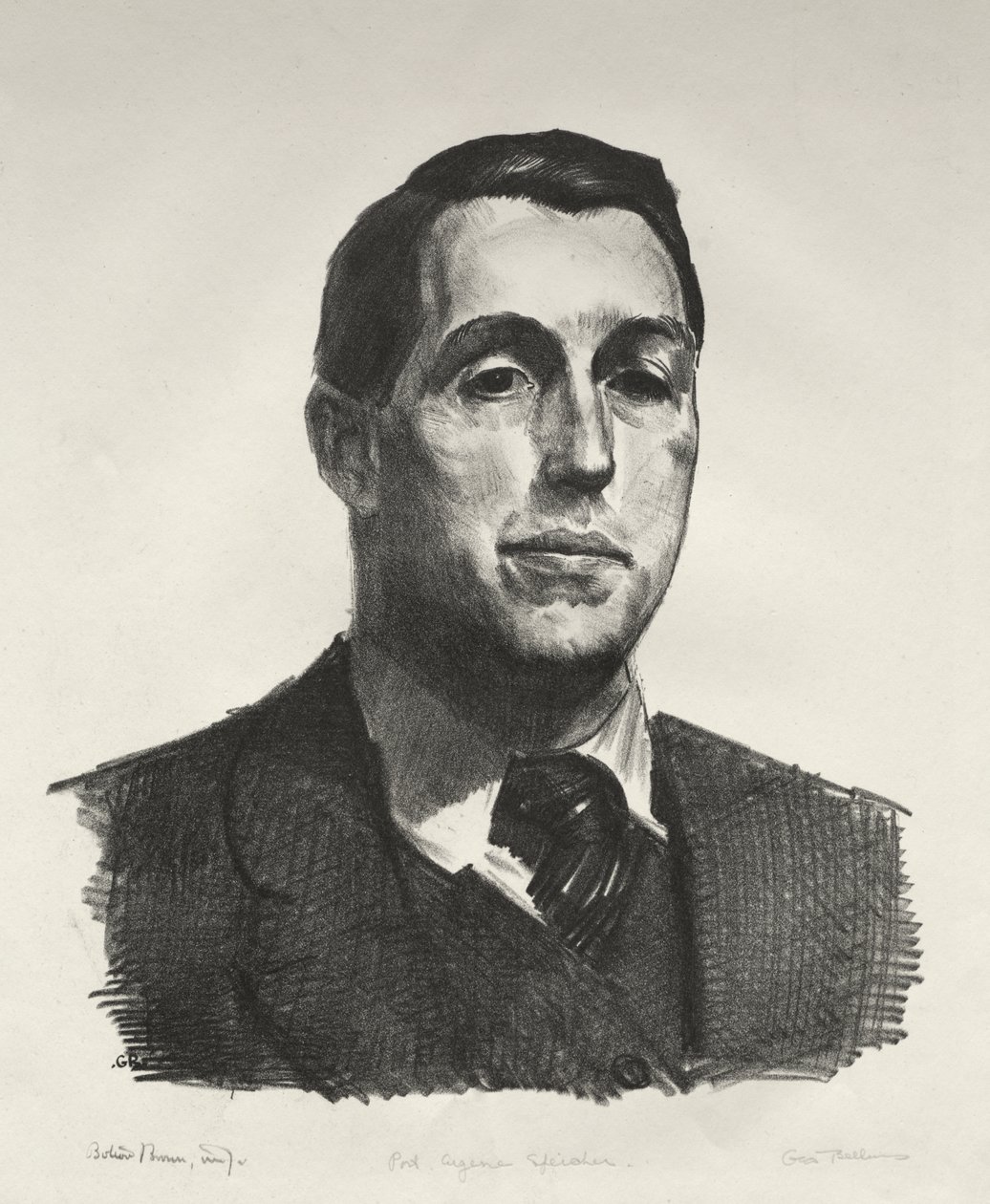Eugene Speicherin muotokuva, ensimmäinen kivi tekijältä George Bellows