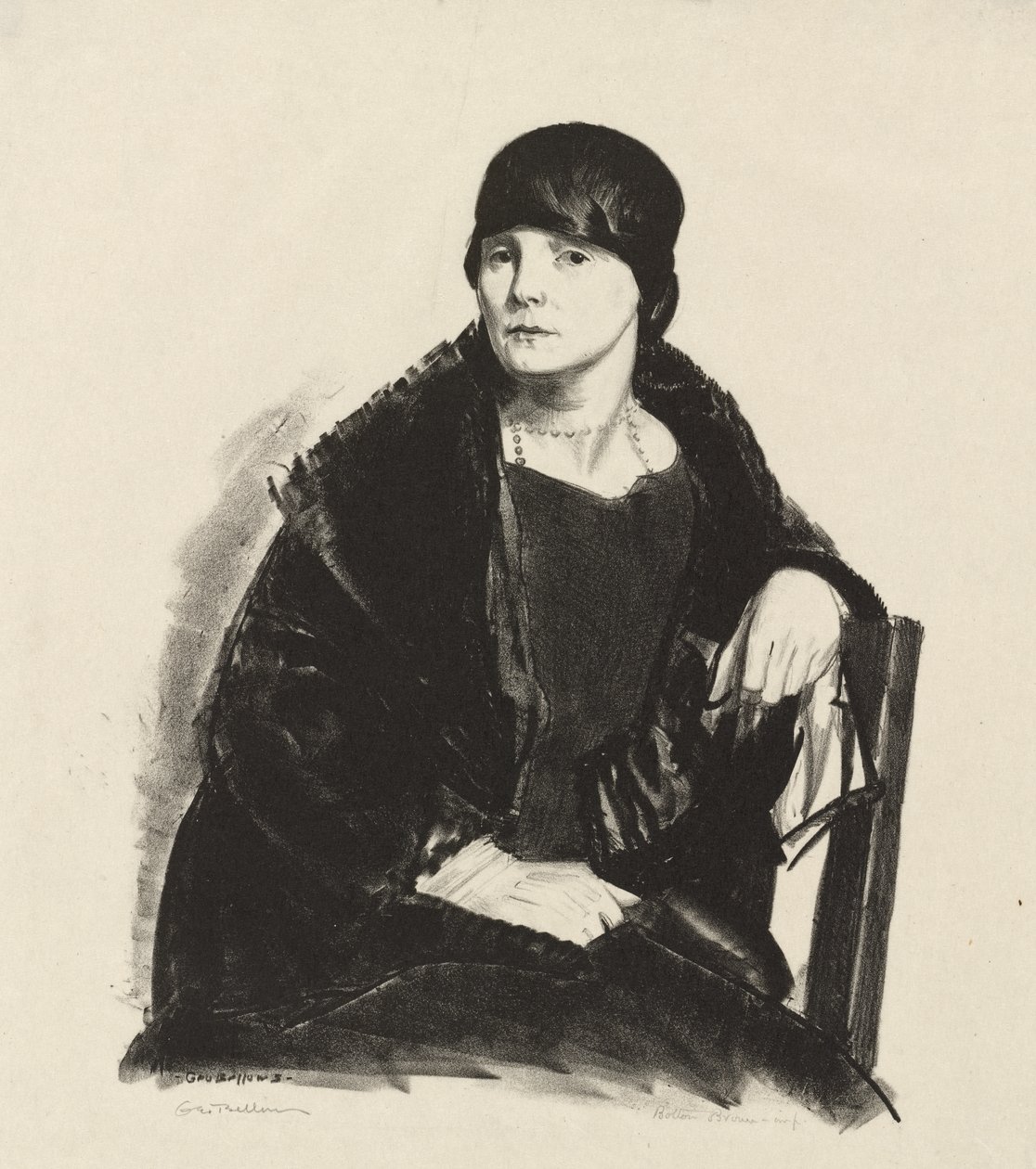Rouva R:n muotokuva tekijältä George Bellows