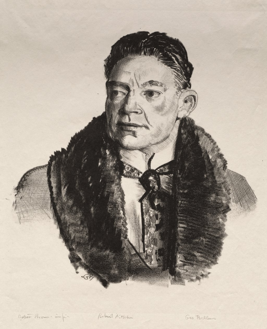 Robert Aitkenin muotokuva, First Stone tekijältä George Bellows